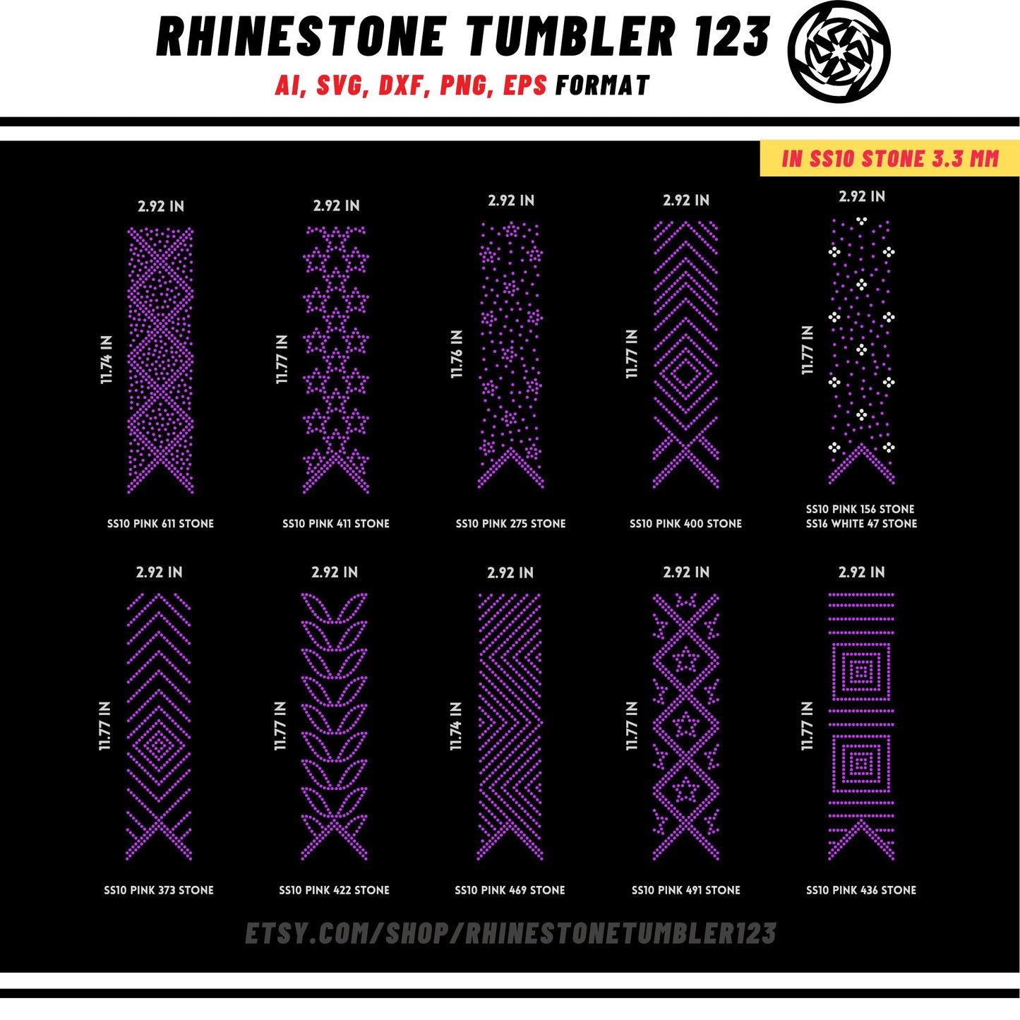 20 Cheer Bow Rhinestone Template, V tail, 3 inch rhinestone digital download for cricut, svg, eps, png, dxf, ai, cdr, SS10 SET0805-2