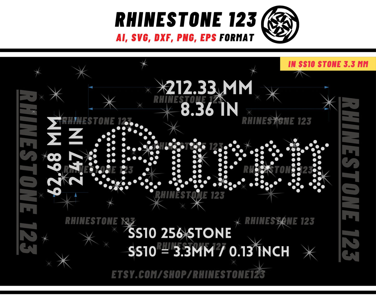 OLD LONDON QUEEN Rhinestone Template for Cricut rhinestone template material rhinestone 10ss Instant Download File ai svg png cdr dxf eps