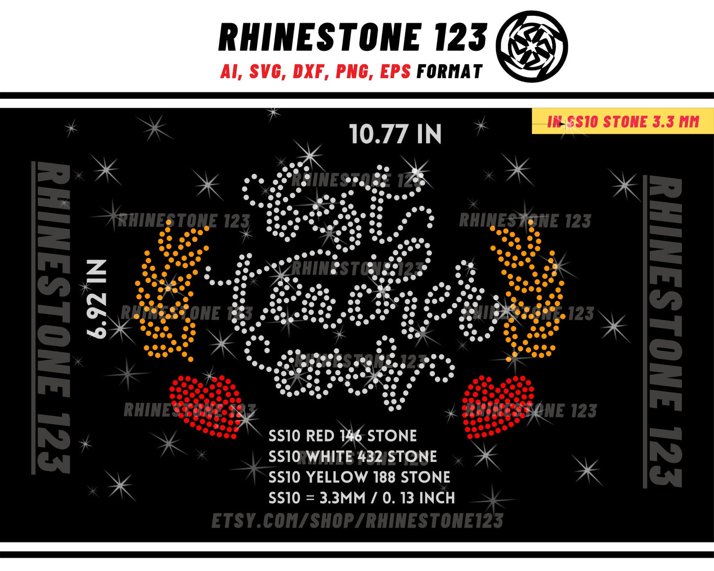 Best Teacher Ever Rhinestone Template for Cricut rhinestone template material rhinestone SS10 Instant Download File svg eps png dxf ai cdr