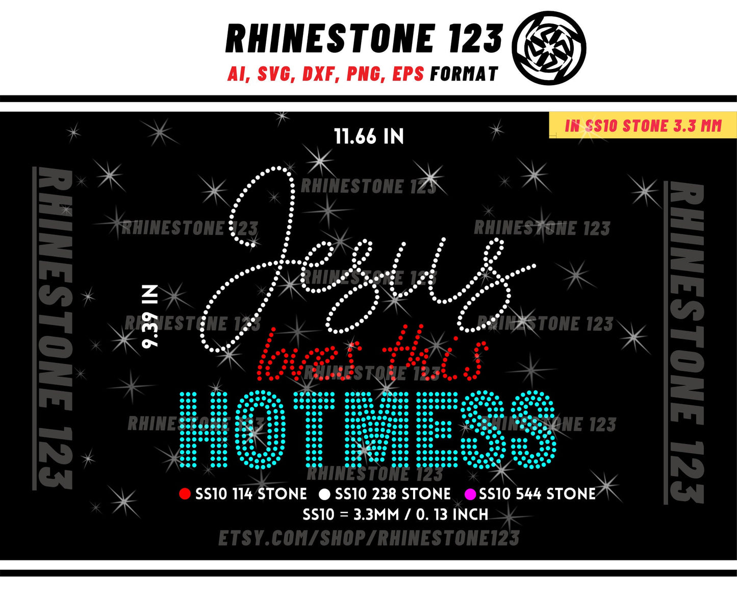 Jesus Love This Hot Mess Rhinestone Template for Cricut rhinestone template material rhinestone SS10 Instant Download File svg eps png dxf