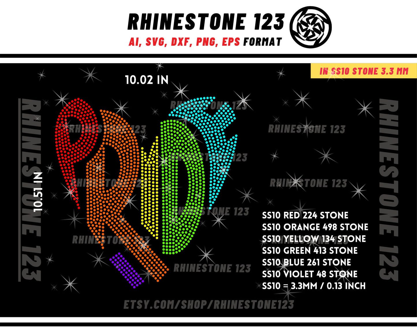 Gay Pride Rhinestone Template for Cricut rhinestone template material rhinestone SS10 Instant Download File svg png cdr dxf eps