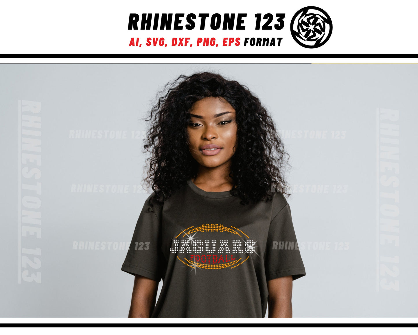 JAGUARS football Rhinestone Template for Cricut rhinestone template material rhinestone SS10 Instant Download File svg eps png dxf ai cdr