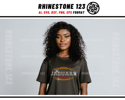 JAGUARS football Rhinestone Template for Cricut rhinestone template material rhinestone SS10 Instant Download File svg eps png dxf ai cdr