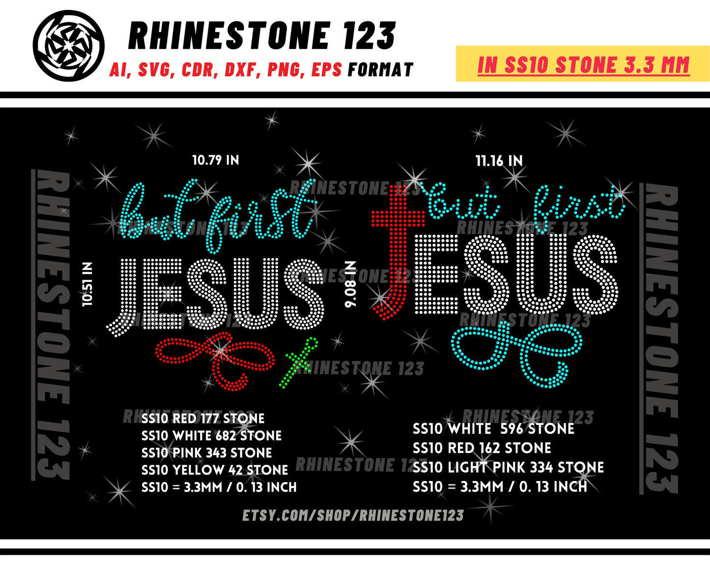 But First Jesus Rhinestone Template, cricut, Rhinestone SVG, Rhinestone File for SS10, silhouette, PNG, AI, cdr, dxf, eps