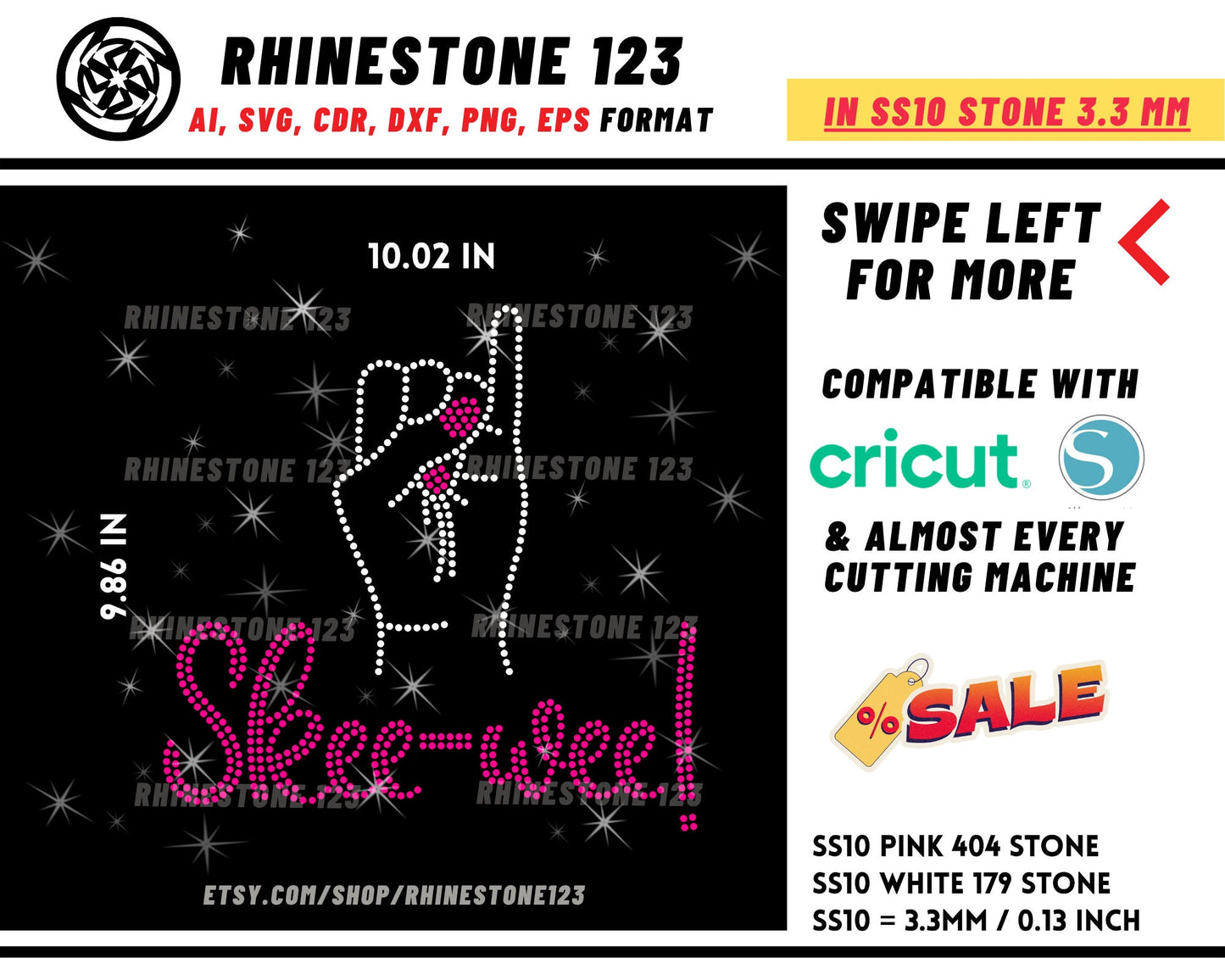 Skee Wee 1908 Aka Pinky Rhinestone Template, Rhinestone SVG, cricut, silhouette, Rhinestone File for SS10, PNG, AI, cdr, dxf, eps, Sorority