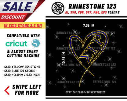 Sigma Gamma Rho in Heart Rhinestone Template, cricut, silhouette, Rhinestone SVG, Rhinestone File for SS10, PNG, AI, cdr, dxf, eps, Sorority