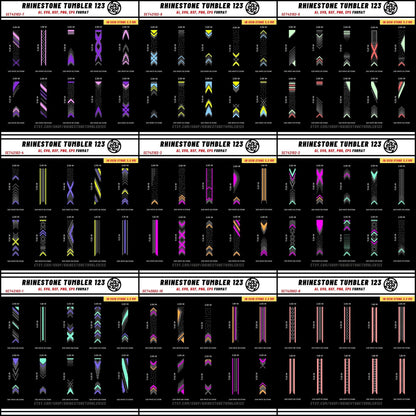 BUNDLE 730 Cheer Bow Rhinestone Template with HTV, V tail, 2 inch rhinestone digital download for cricut, svg files only, SS10 Templates